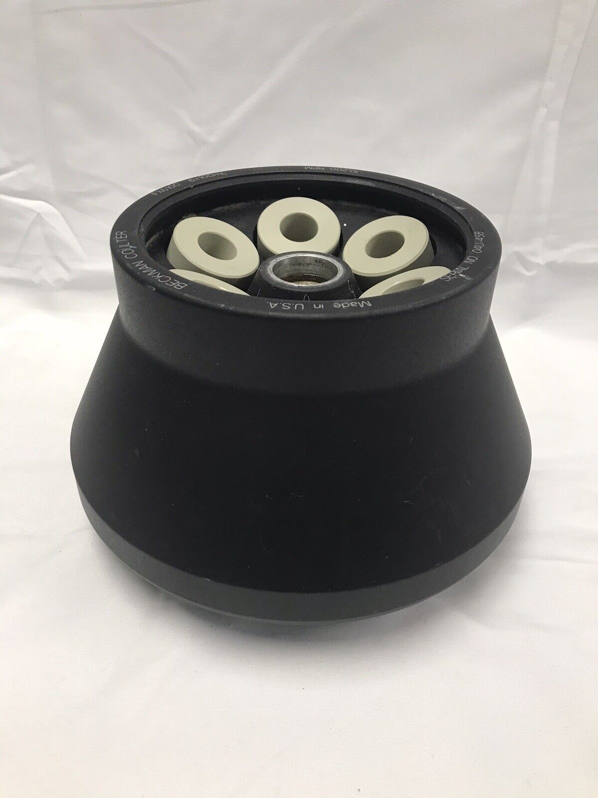 Beckman Coulter FX6100 Fixed Angle Rotor with 15mL Adapters 392270 for X-12