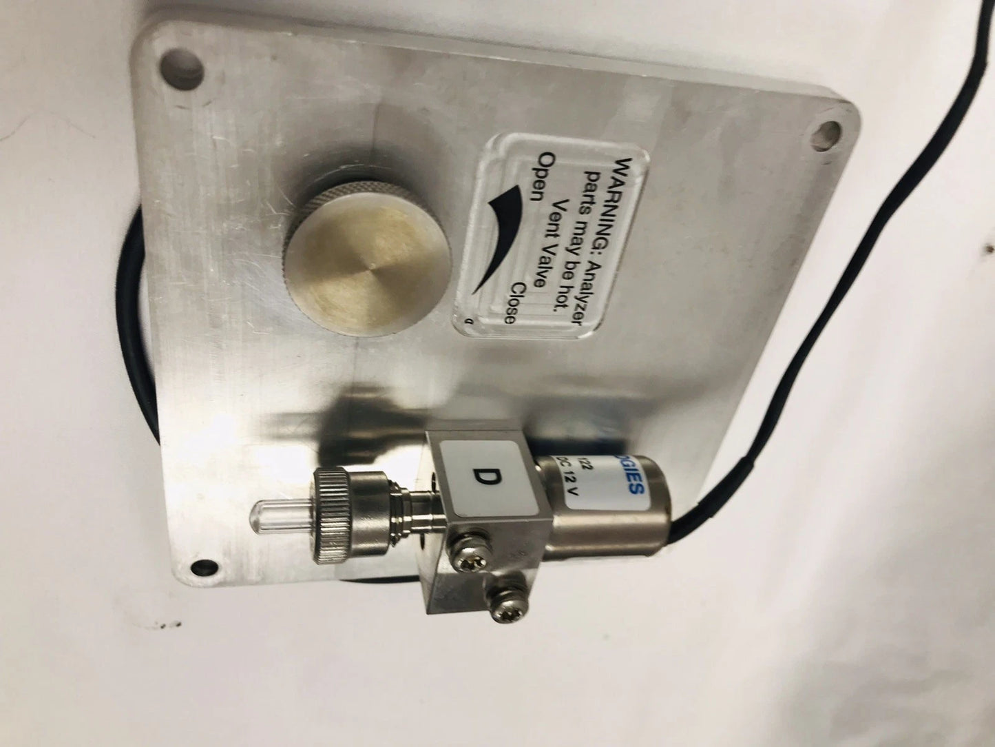 Agilent HP G1099-60205 GCMS 5973 EI performance turbo calibration valve assembly