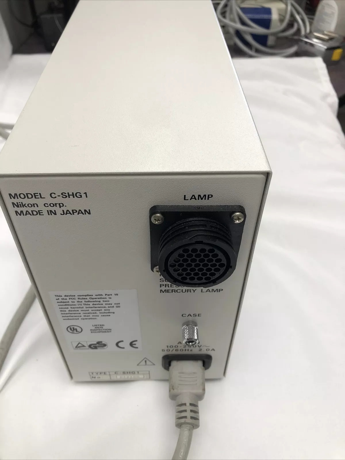 Nikon C-SHG1 Power Supply for Super High Pressure Mercury Lamp