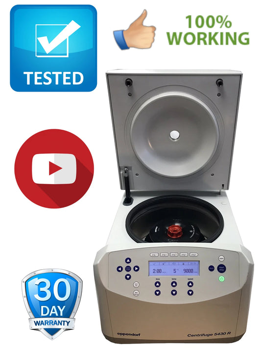 Eppendorf 5430R Refrigerated Centrifuge With FA-45-30-11 Rotor and Lid Tested