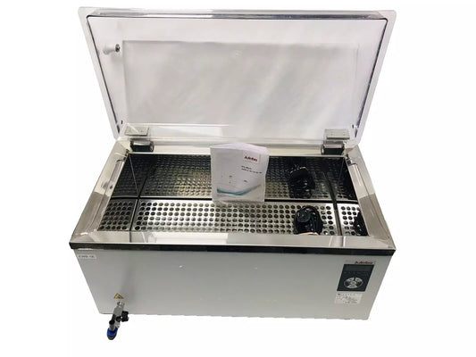 Julabo PURA 22 Water Bath W/ Lift up Cover & Test Tube Rack 20002866 230v Tested
