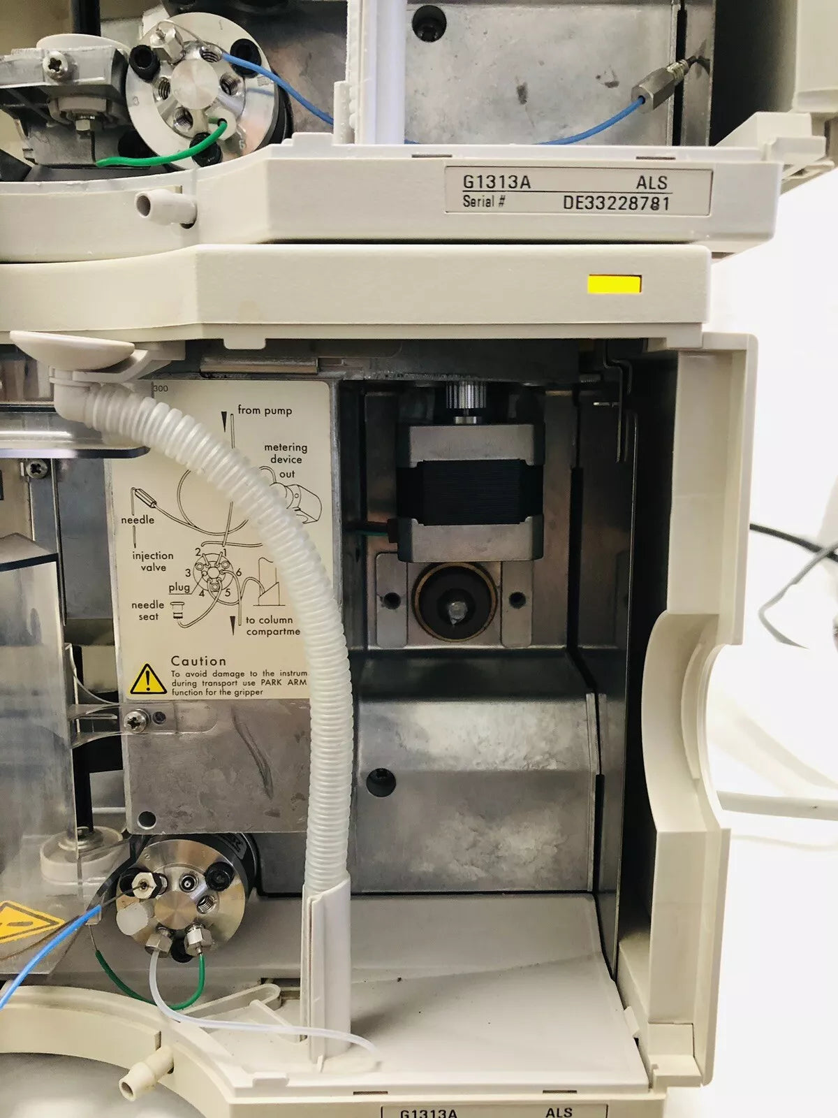 2x Agilent HP Series 1100 HP G1313A ALS Autosampler Power UP (For Parts) VIDEO