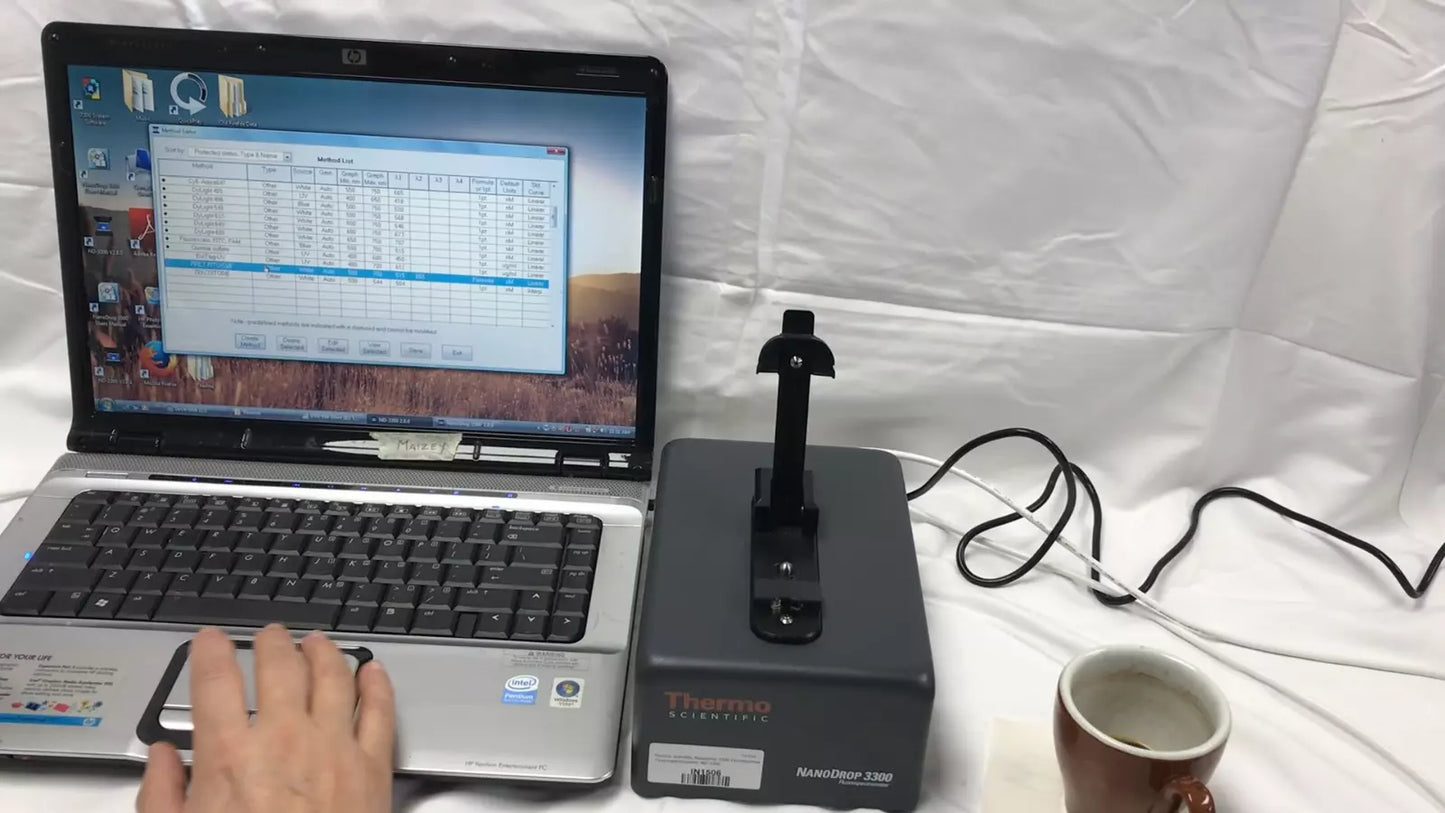 Thermo Scientific NanoDrop 3300 Fluorescence Fluorospectrometer ND-3300 UV - Vis