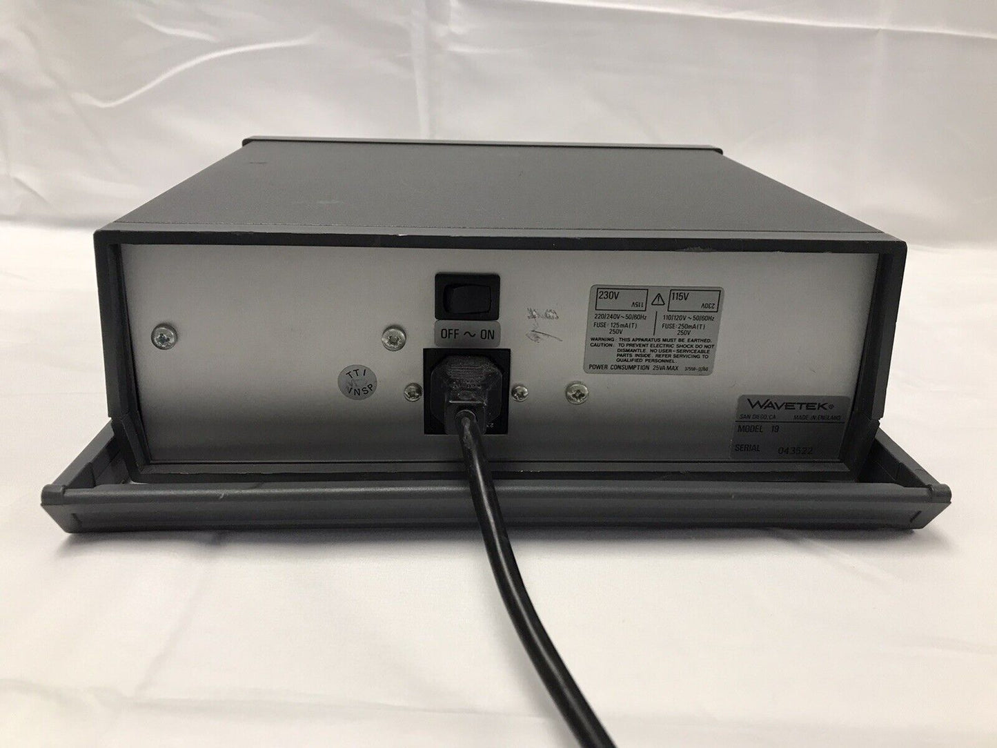 Wavetek Model 19 2 MHz Sweep Function Generator (Only) With Power Cord