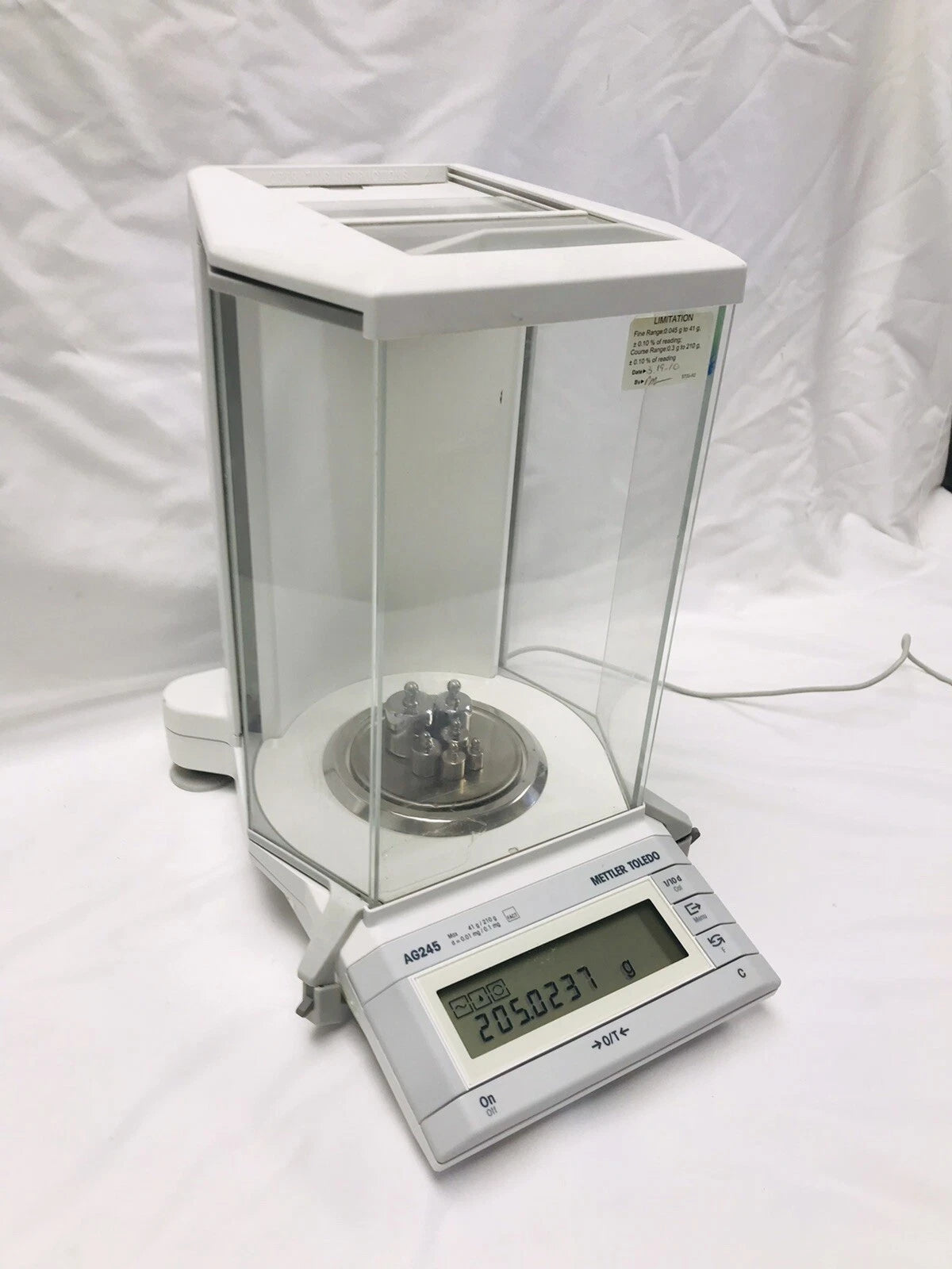 Mettler Toledo AG245 Analytical Balance Scale Tested Working Video