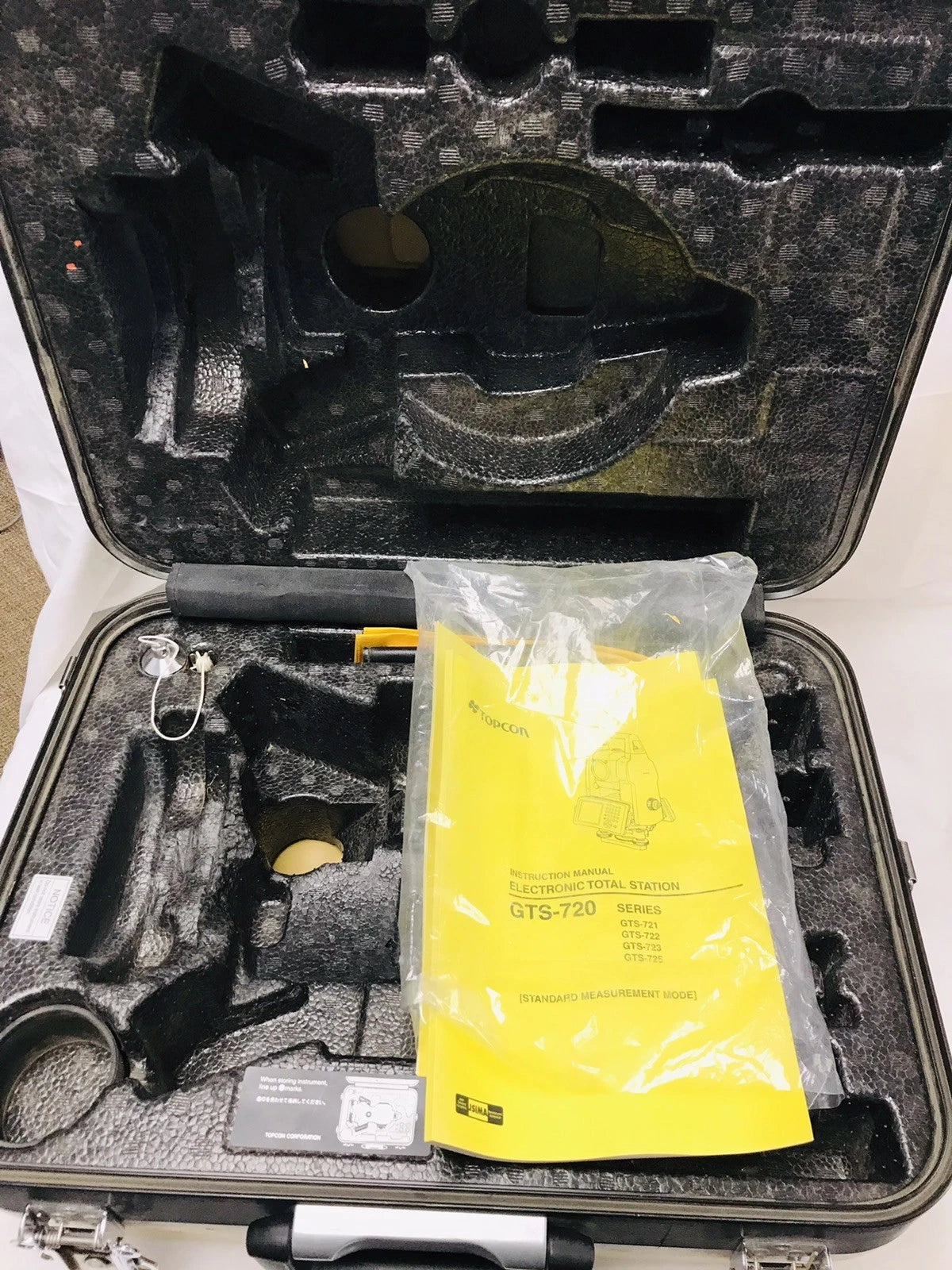 Topcon GTS-723 Total Station Surveying Complete Tested Working