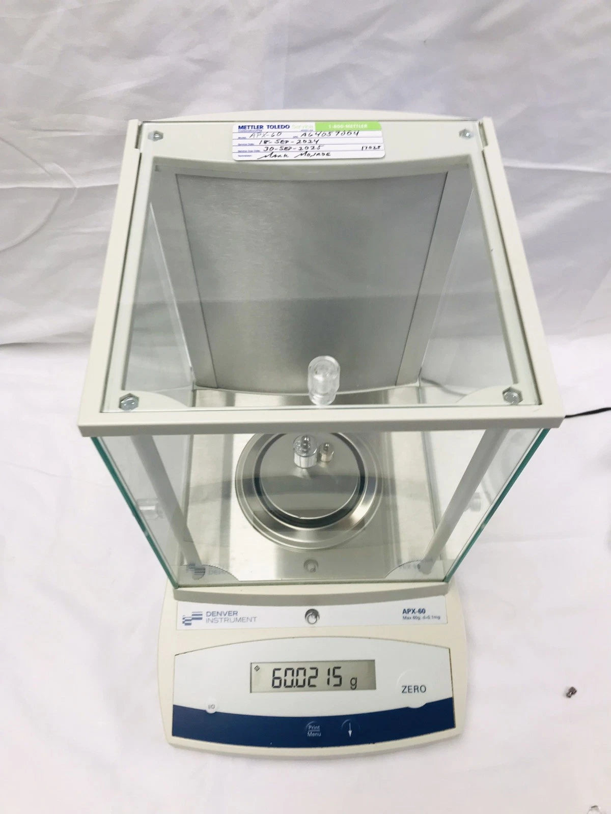 Denver Instruments APX-60 Digital Balance Scale 60g Capacity Tested Working