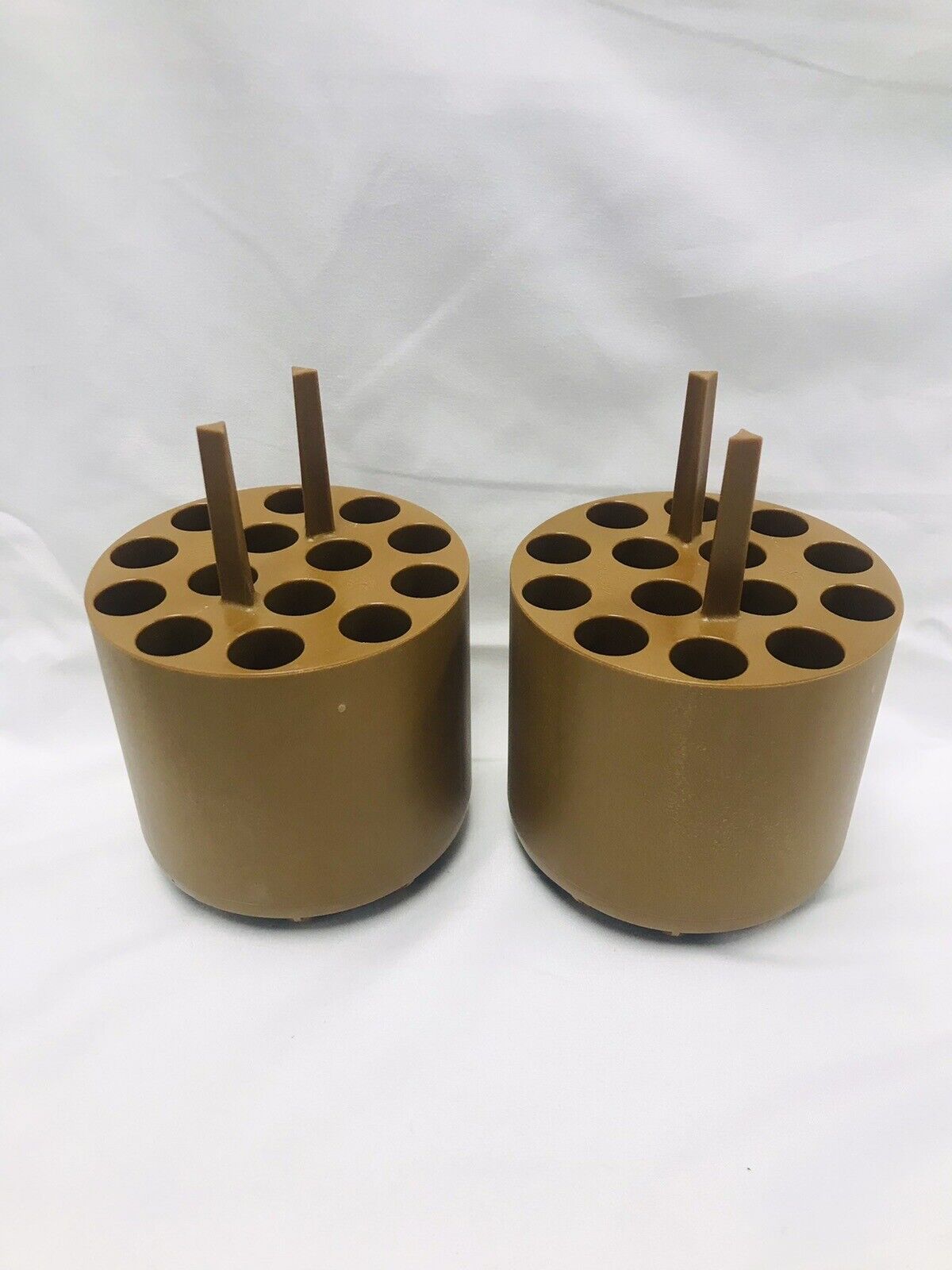Pair of Thermo Scientific 75003639 Centrifuge Rotor 14 x 15mL Tube Adapter