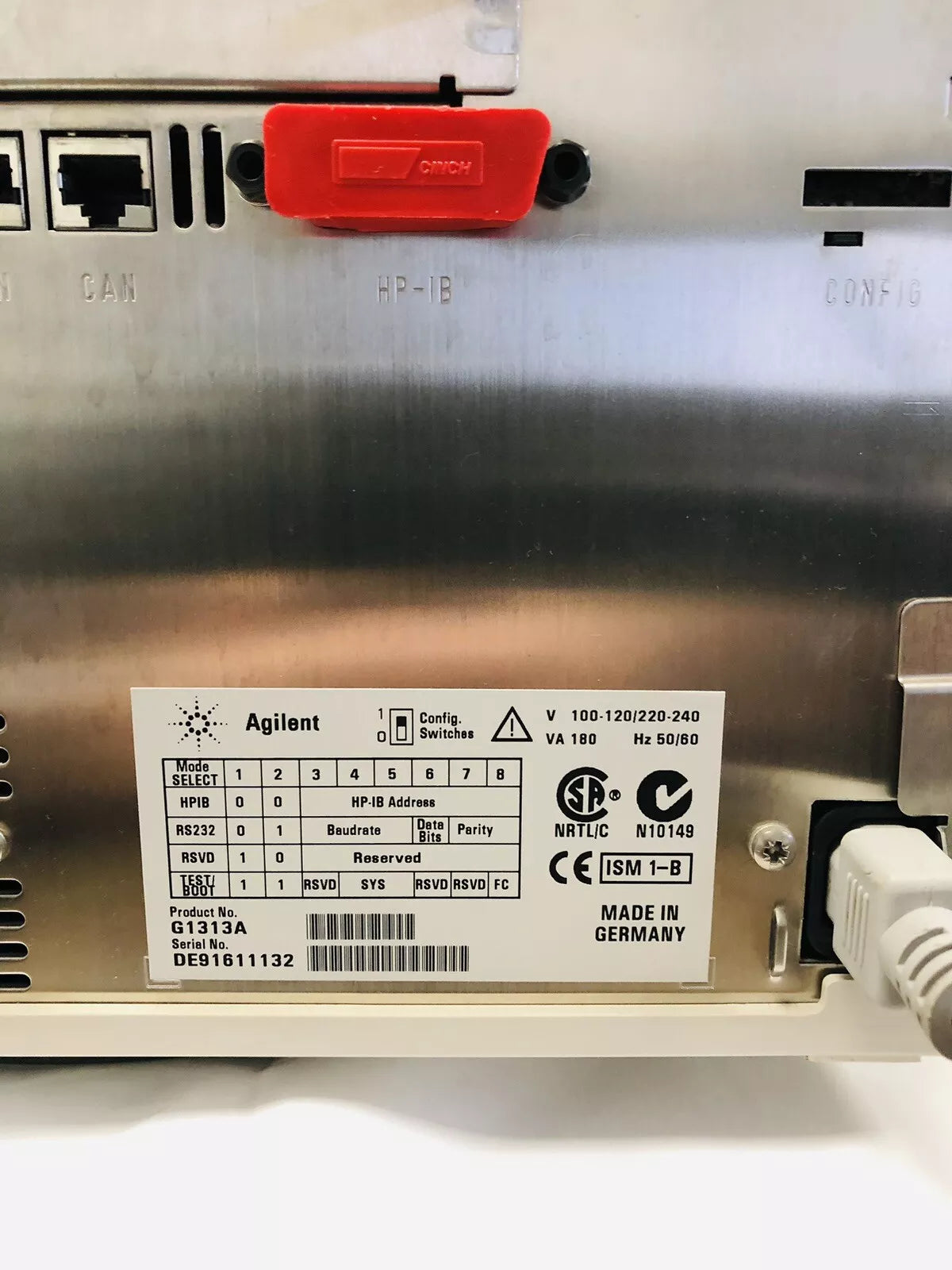 2x Agilent HP Series 1100 HP G1313A ALS Autosampler Power UP (For Parts) VIDEO