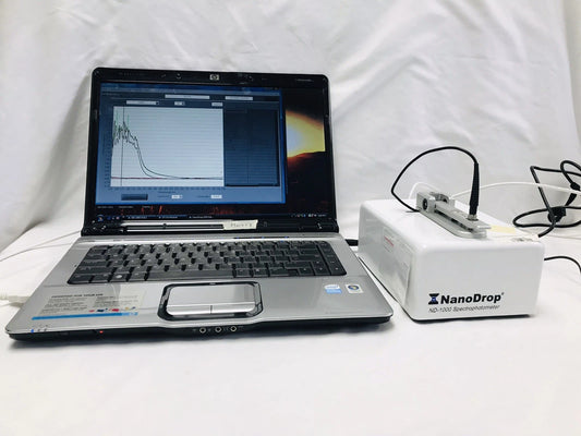 Thermo ND-1000 NanoDrop UV/VIS Spectrophotometer with Computer Tested Working units 2