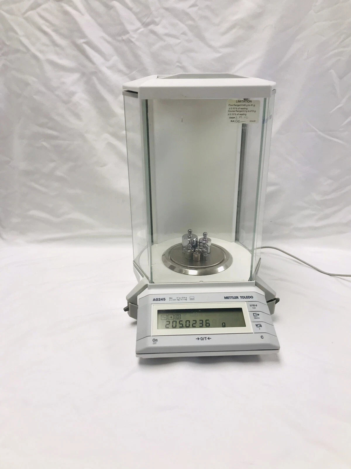 Mettler Toledo AG245 Analytical Balance Scale Tested Working Video