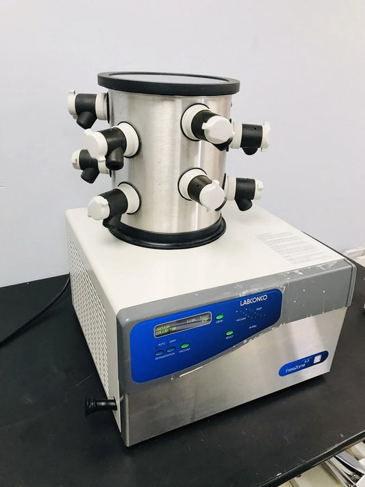 Labconco FreeZone 4.5 Liter Benchtop Freeze Dry System 7750020 10 Port Manifold