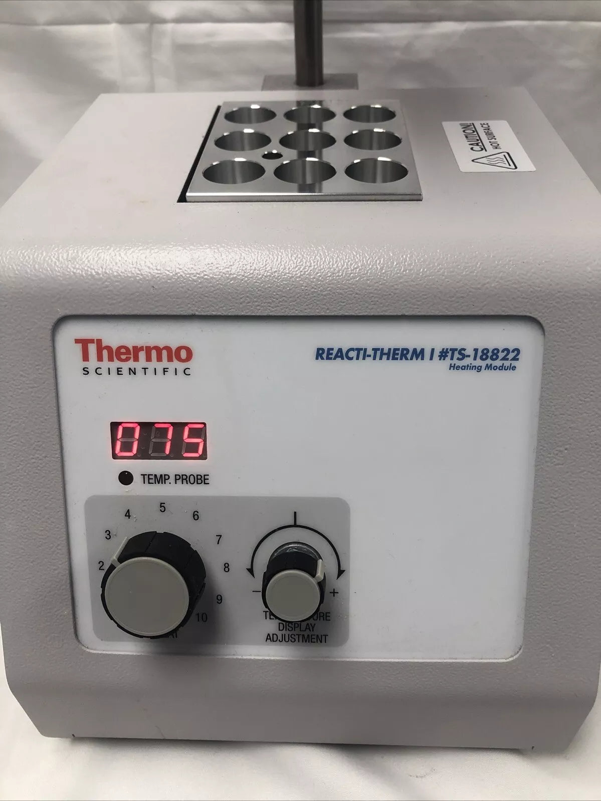 Thermo Scientific Reacti-Therm I #TS-18822 W/ Reacti-Vap I TC-18825 Tube Block