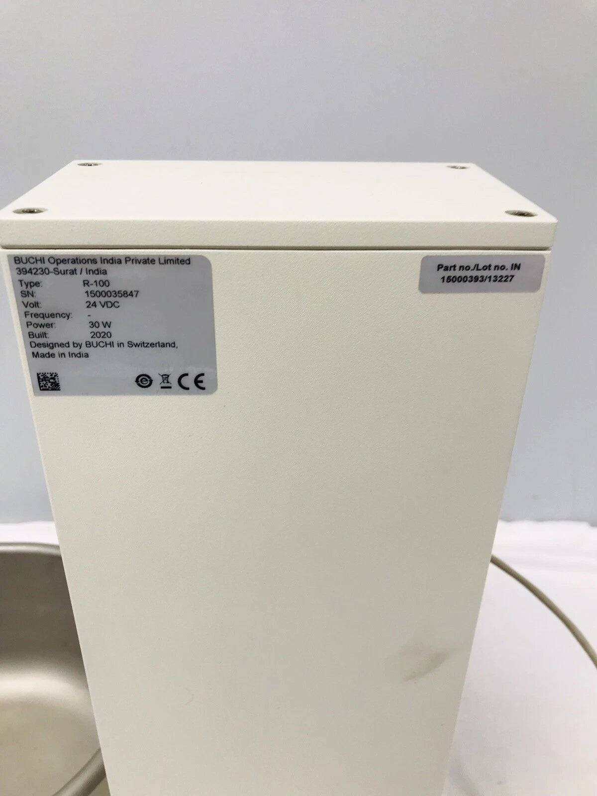 Buchi Rotavapor R-100 Rotary Evaporator With B-100 HB Heating Bath