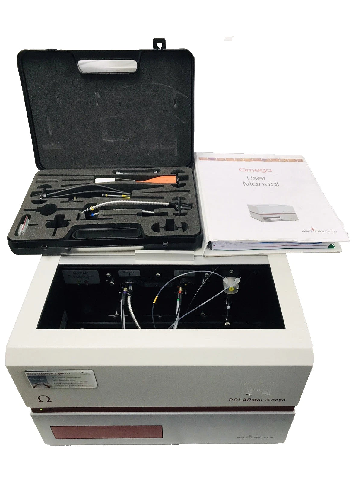 BMG LABTECH POLARstar Omega Microplate Reader Lab Analyzer with Extras Powers Up