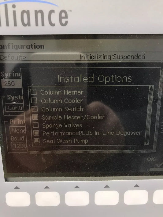 Waters Alliance 2695 HPLC Separations Module & 2497 DAD Detector & Column Heater