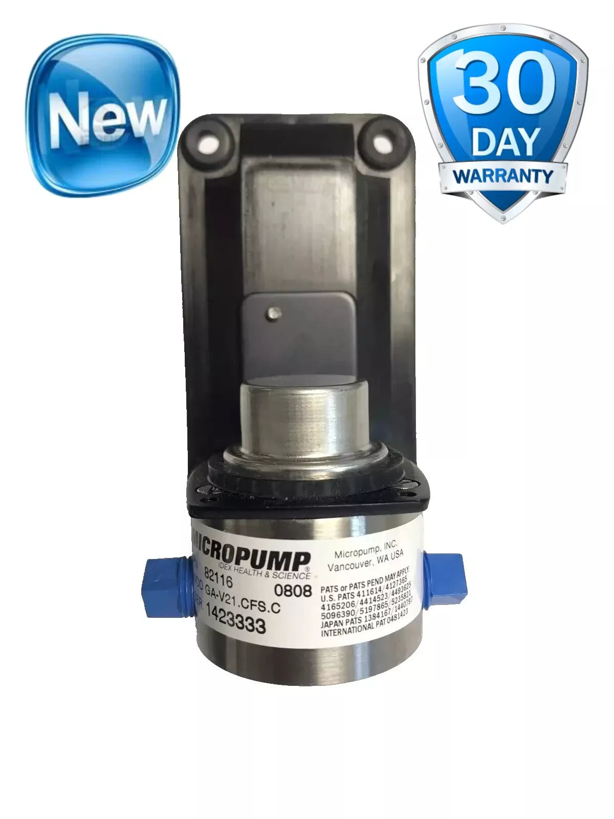 Micropump - 82116 GA-V21.CFS.C Low-Flow Pump Head NEW