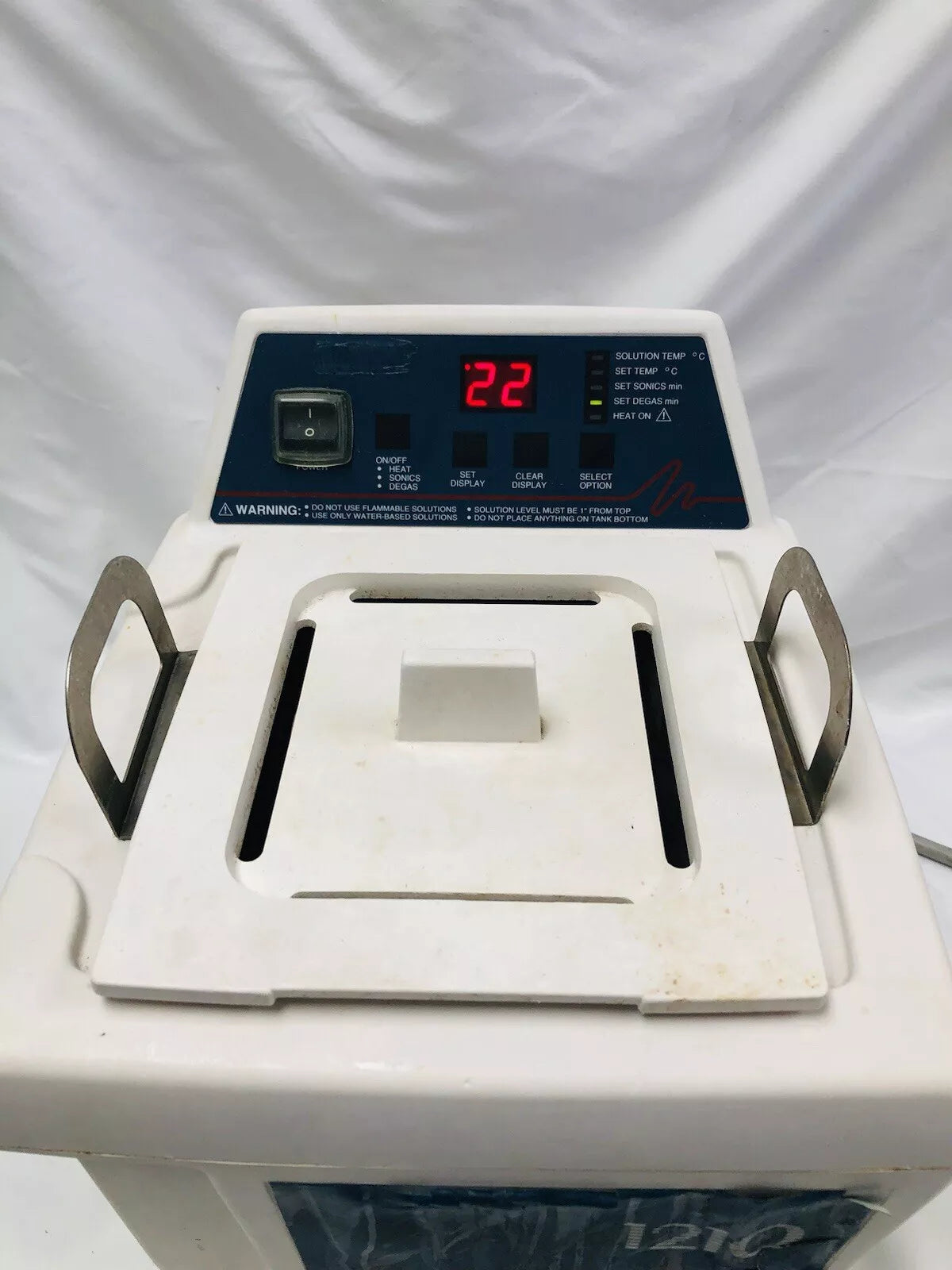 Branson 1210R-DTH Heated Ultrasonic Cleaner Bransonic 1210 Tested Working Video