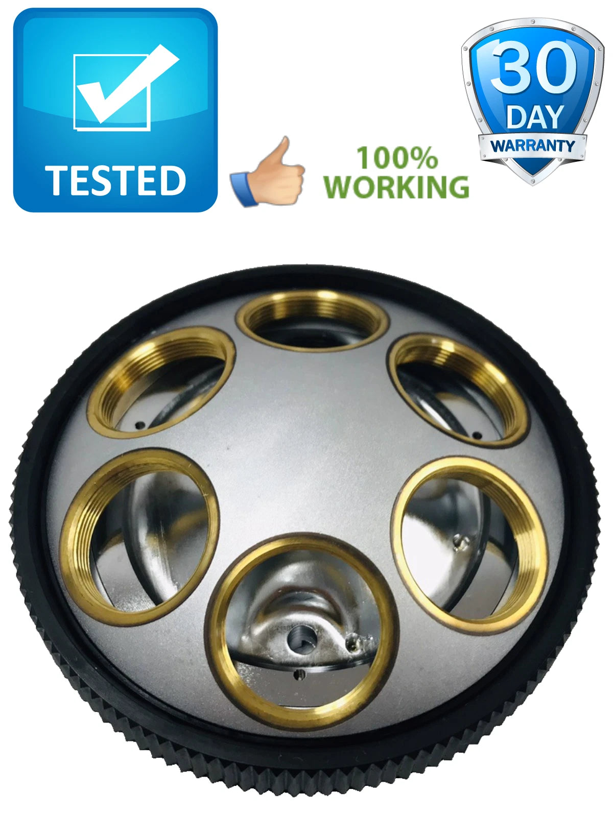 Olympus Microscope 6-Place Nosepiece Turret M25 Thread for BH-2 Sextuple Tested