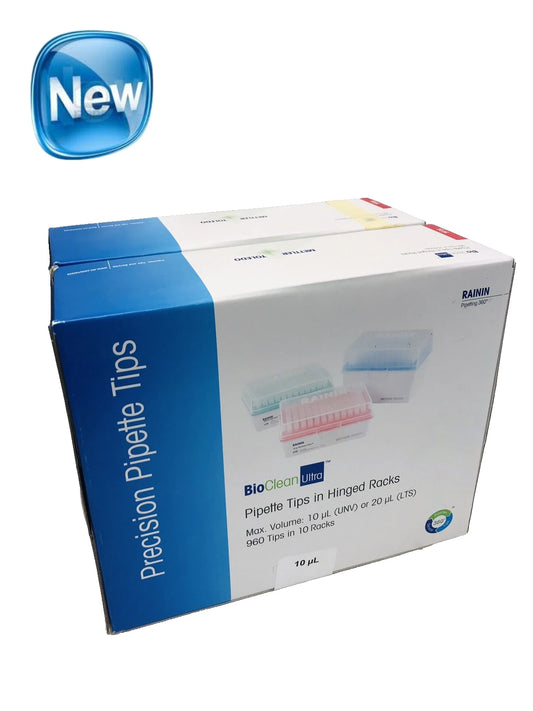 Share Sealed Rainin Pipette Tips RT UNV 10µL GLS 960A/10 - 2 Cases 30389179 Mettler