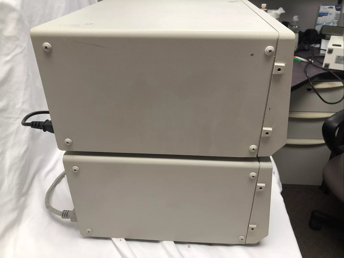 set of 2 Varian Dynamax SD-200 HPLC Pump Rainin Solvent Delivery System Video