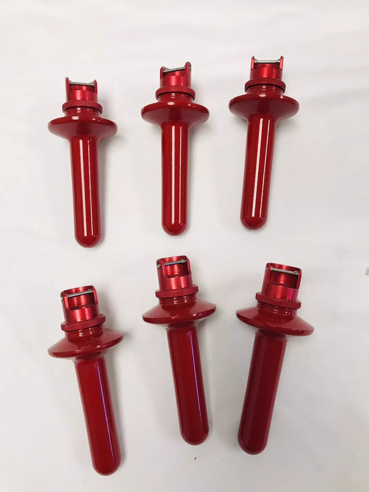 LOT of 6 Beckman Swinging Swing Bucket Tubes 119.4 w/ Tray # 331313 for SW28