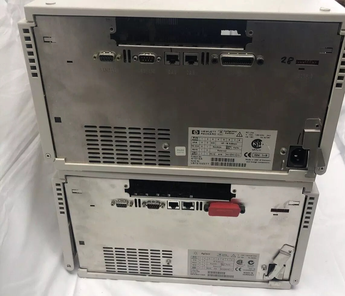Lot of 2 Agilent Hewlett Packard Series 1100 HP G1313A ALS AutoSampler As Is