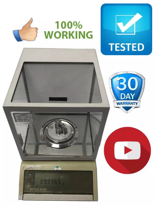 Mettler AJ100 Laboratory Analytical Balance Scale Tested Working