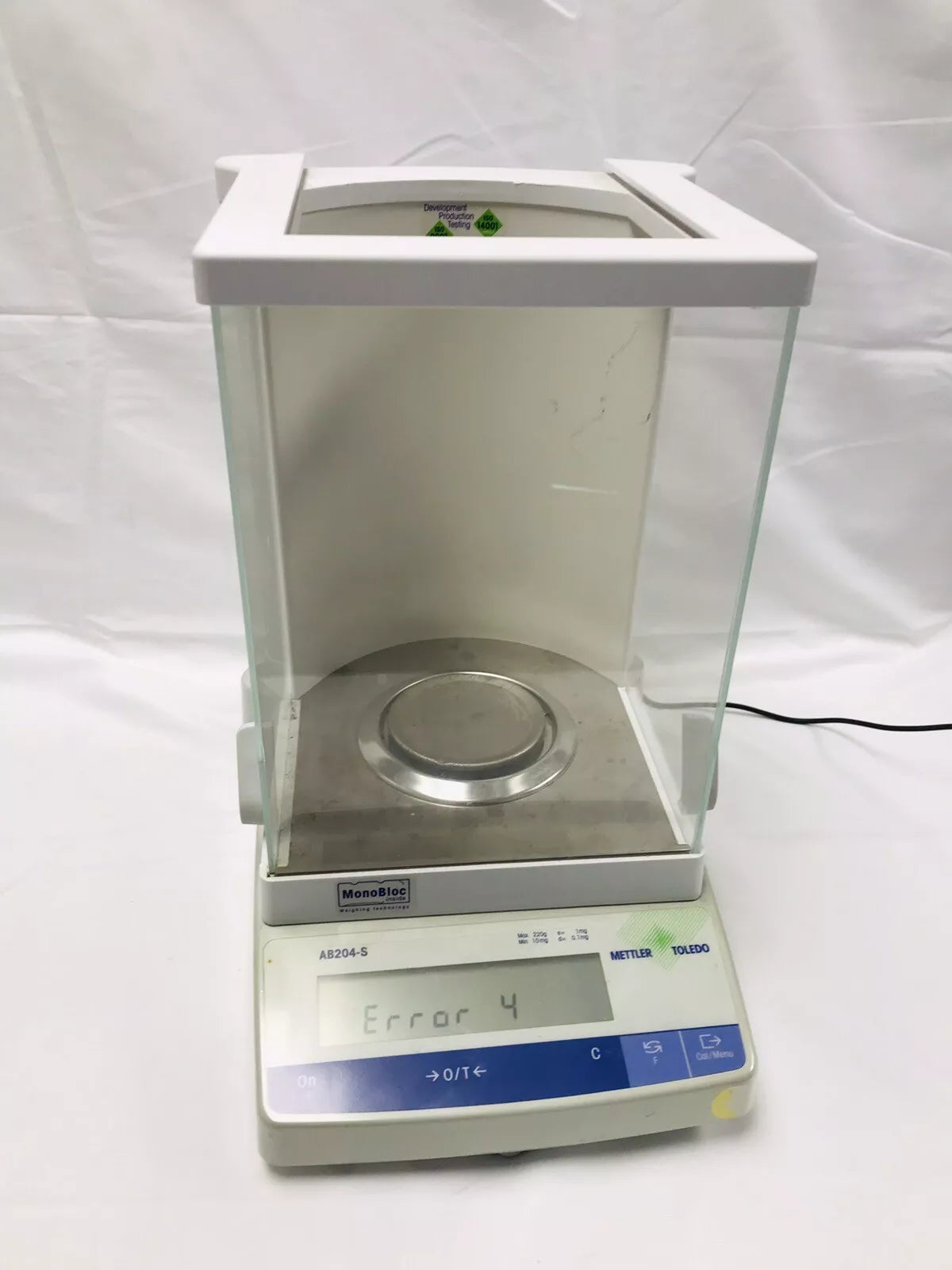 Mettler Toledo AB204-S Digital Balance Scale For Parts Only