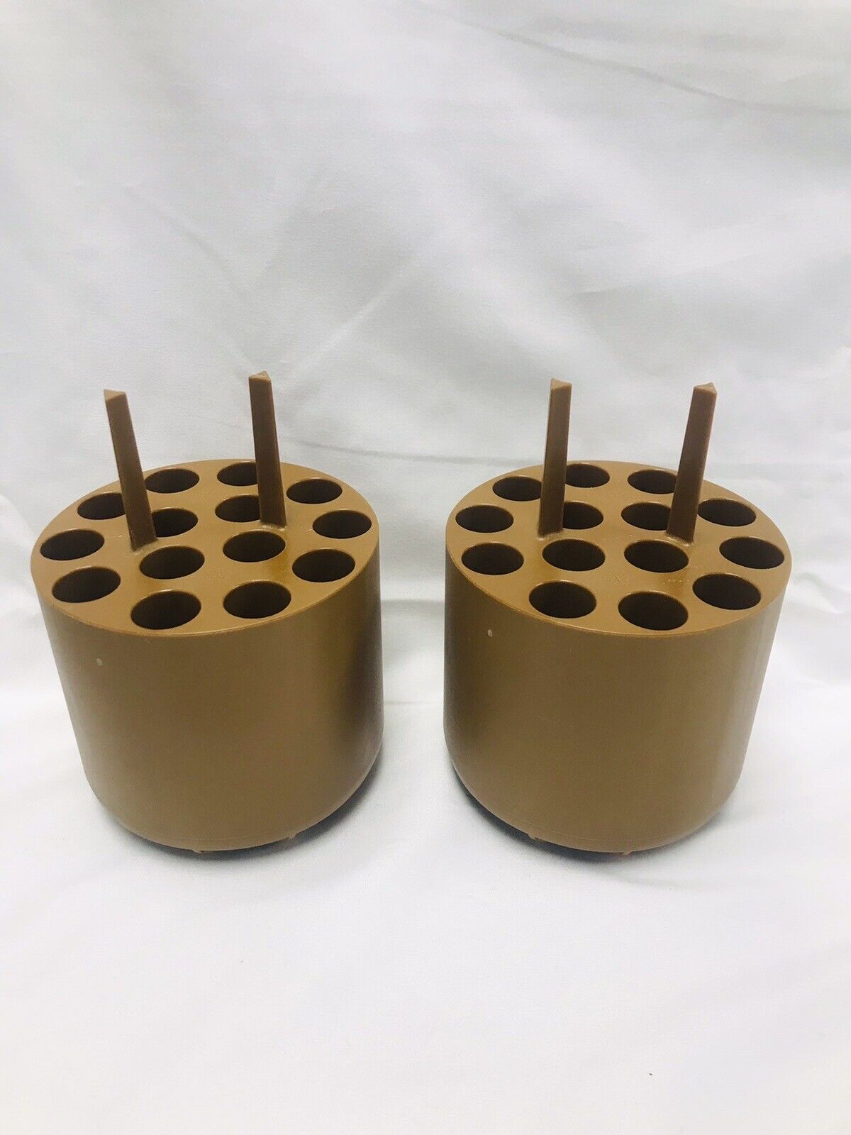 Pair of Thermo Scientific 75003639 Centrifuge Rotor 14 x 15mL Tube Adapter