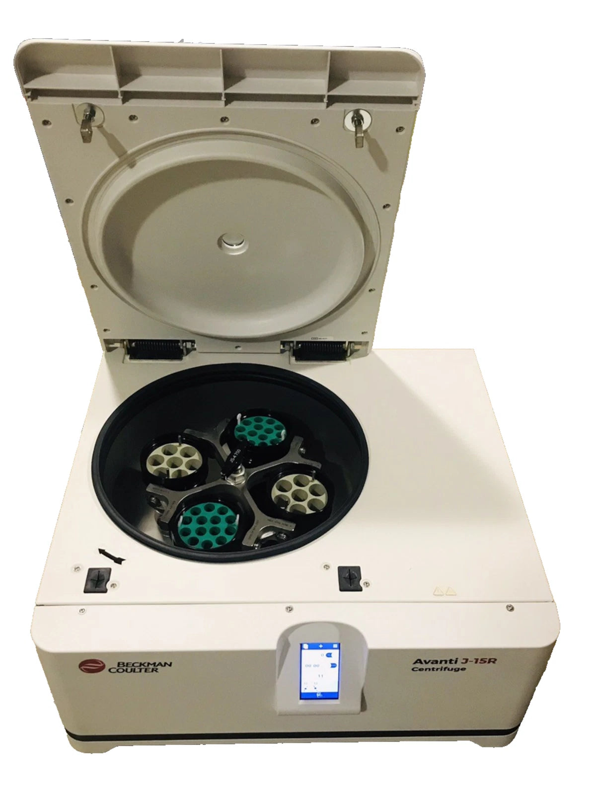 Beckman Coulter Avanti J-15R Refrigerated Centrifuge w/ JS-4.750 Rotor + Adapter