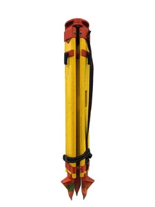 Heavy Duty Wooden Surveyors Tripod Surveying Equipment Construction Yellow