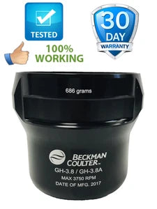 Beckman Coulter GH-3.8/GH-3.8A Swing Bucket 686 Grams Tested Working