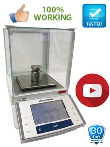 Mettler Toledo XS603S Scale 610g Capacity x 1mg Readability with Charger Tested