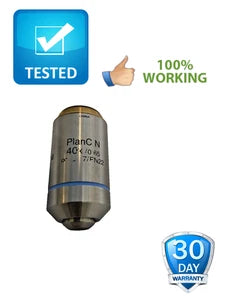 Olympus PlanC N 40x/0.65 ∞/0.17 UIS2 Microscope Objective Lens for BX CX