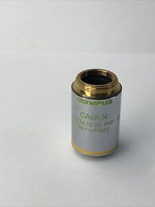 Olympus Cach N 10X /0.25 Php Infinity/-/Fn22 Microscope Objective Ckx Ix Series