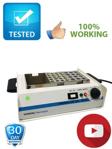 Sybron Thermolyne Dri-Bath DB-16525 Heater With 2 Heating Blocks. Working.