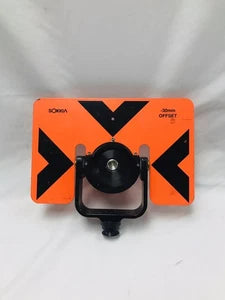 Sokkia Single Prism with 1 Mount Orange -30mm 0mm Offset Crosshair Survey