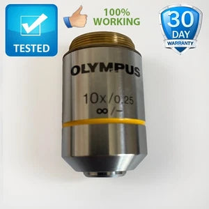 Olympus Plan 10x/0.25 ∞/- Microscope Objective Lens