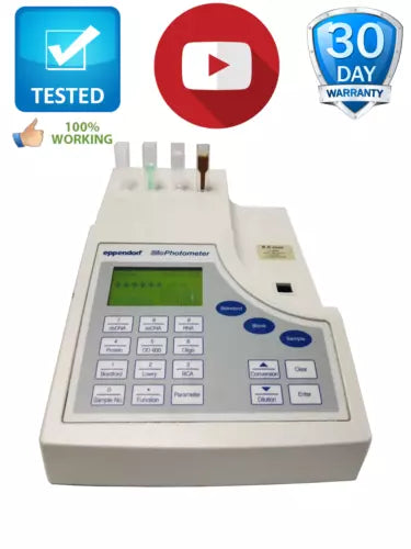Eppendorf 6131 BioPhotometer Spectrophotom UV/Vis DNA RNA Oligo Protein Bacteria