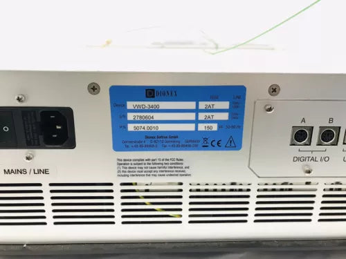 Thermo Scientific - Dionex UltiMate 3000 Variable Wavelength Detector VWD-3400RS