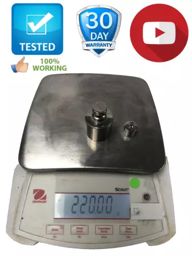 OHAUS SPX2202 SCOUT SPX Portable Scale Precision Balance 2,200 grams x 0.01 gram