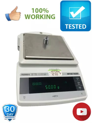 Mettler Toledo Balance PG2002–S 2100g 0.01g FACT Tested Excellent Video
