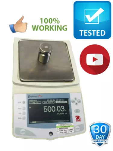 Ohaus EP4102 Explorer Pro Precision Balance, 4100gx0.01g Tested Working