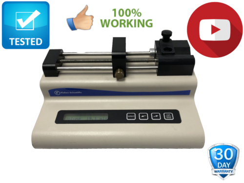 Fisher Scientific Syringe Pump Model 100 780100 Tested Working Video KDS100