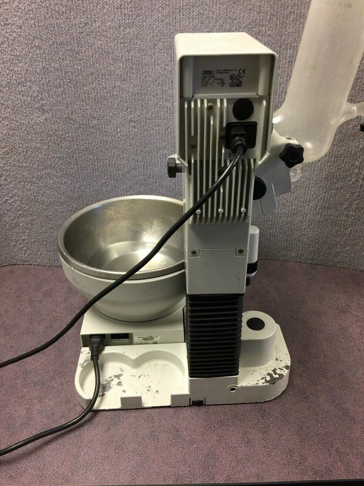 Buchi Rotavapor R-114 Rotary Evaporator B-480 Heating Waterbath and Glassware