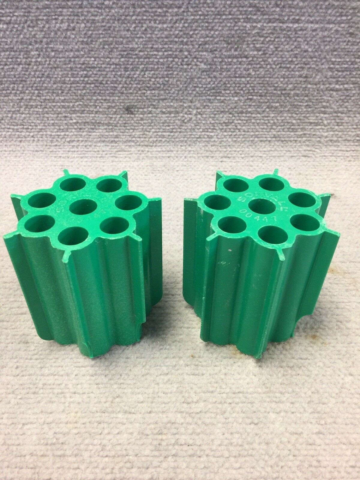 Pair of Sorvall 00447 Adapter 15mL 17x120mm Conical 8-place (Lot of 2) Warranty