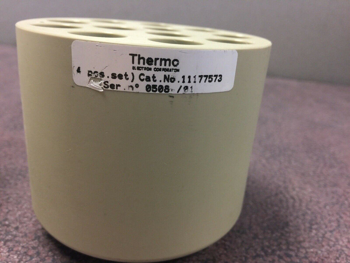 2 Set Thermo 11177573 Rotor Bucket Inserts - 12x15ml Slot Centrifuge Inserts
