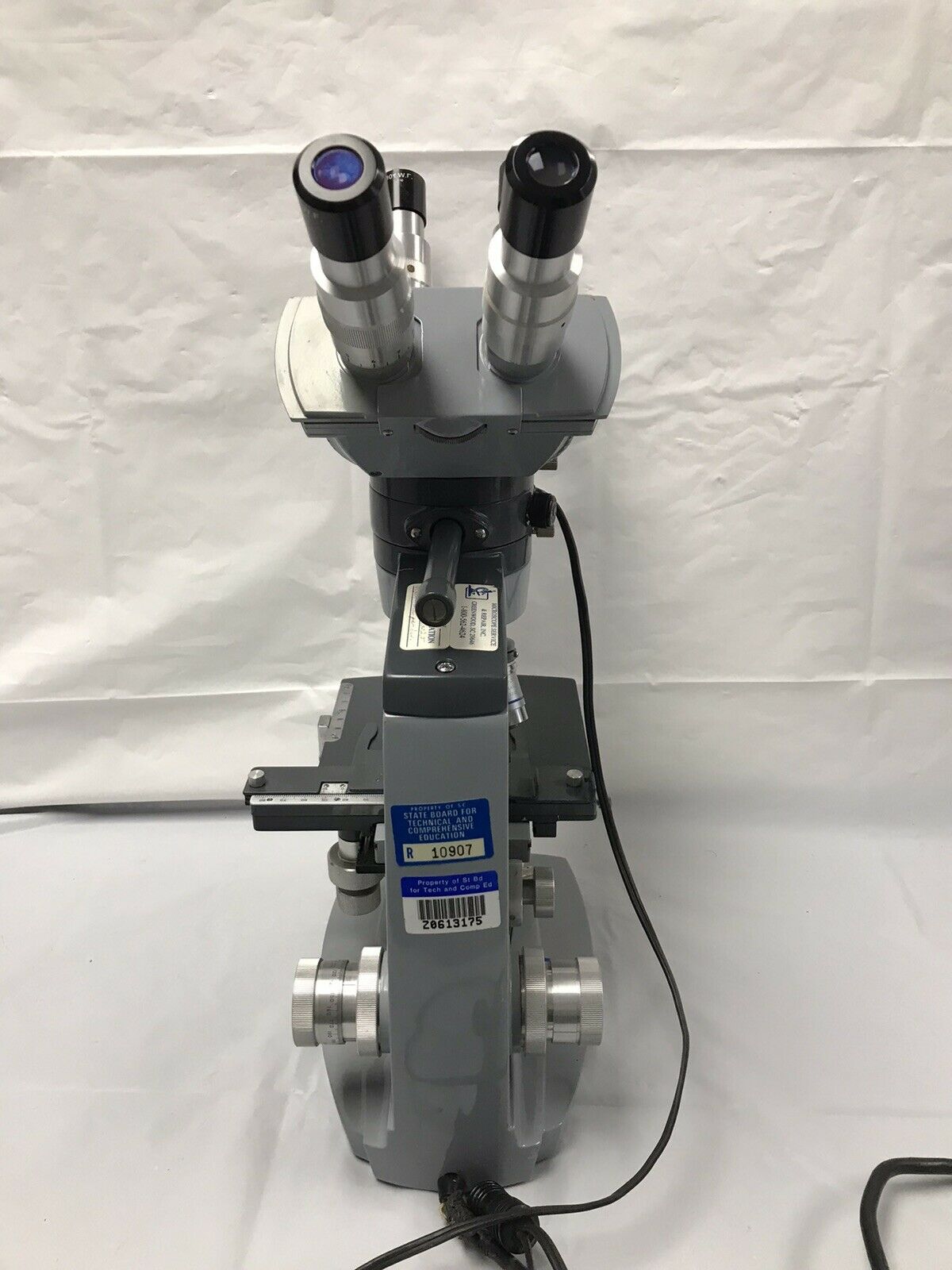 AO Spencer American optical 1036A Dual microscope with objective lens Project
