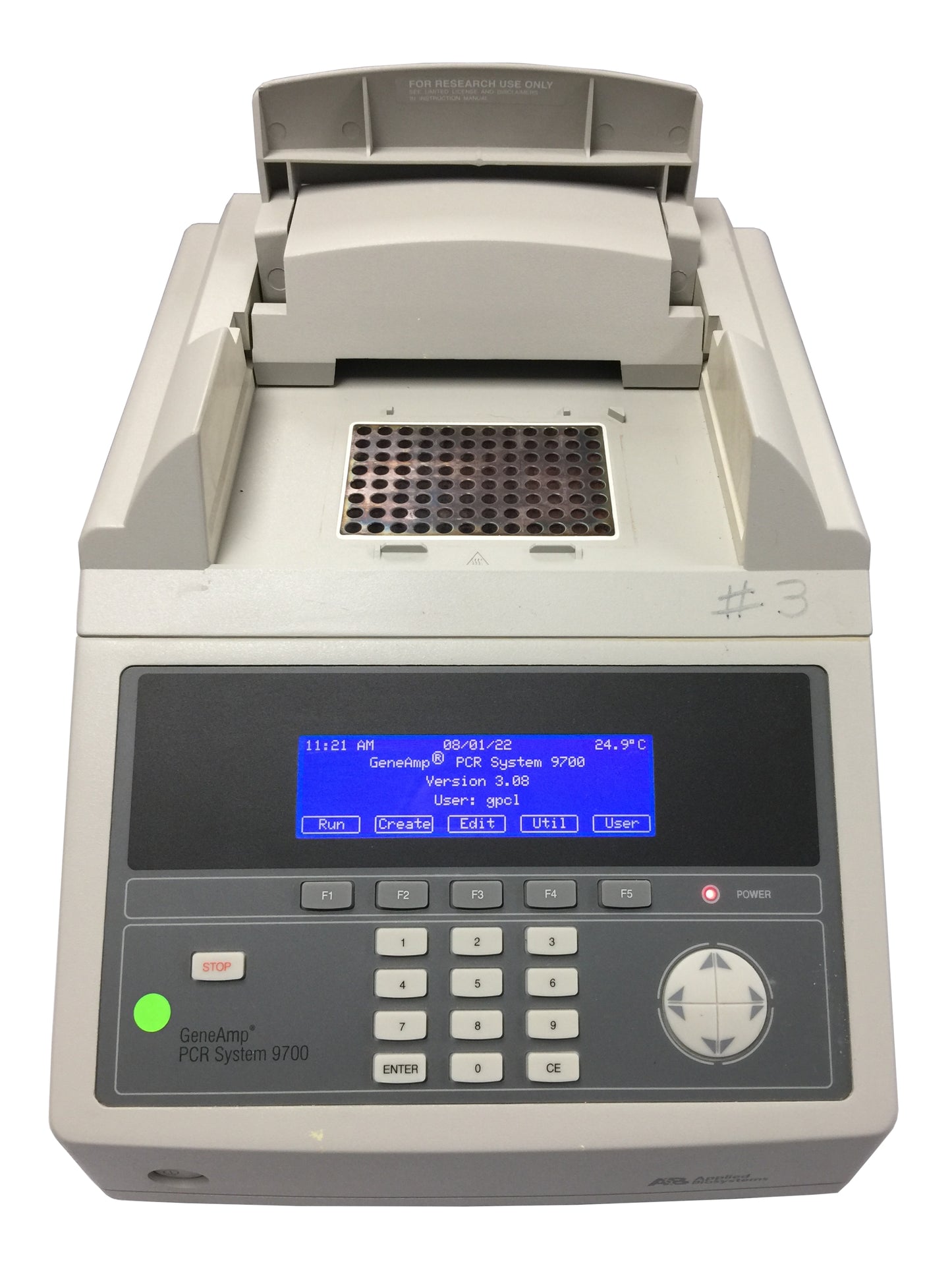 ABI Applied Biosystems GeneAmp PCR 9700 Gold 96-Well Thermocycler Perkin Elmer Video